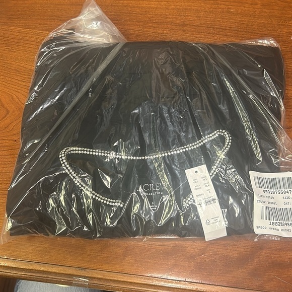 J Crew Full-length embellished ruched dress CD510 - Picture 5 of 6